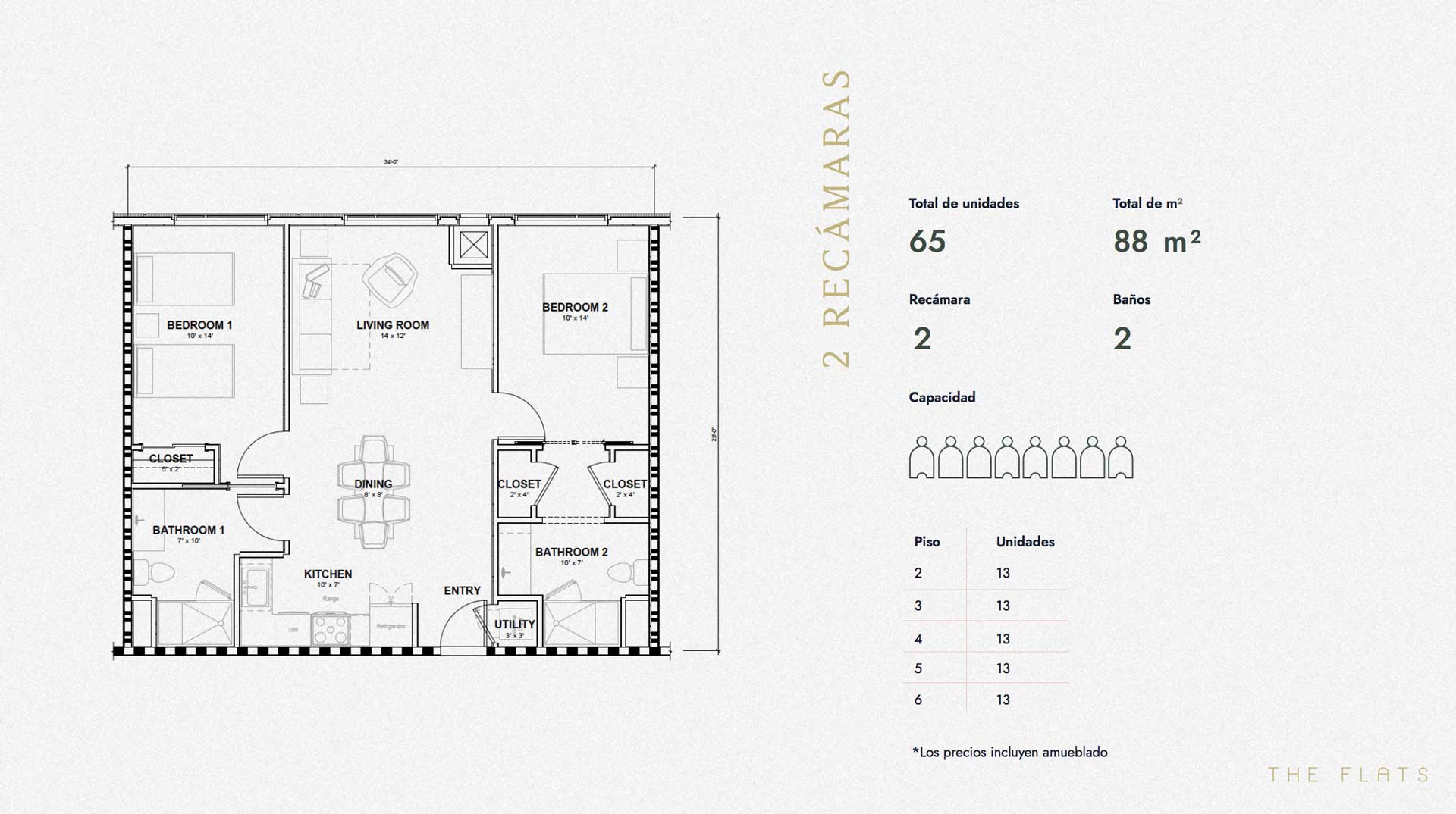 Venta Apartamento The Flats Orlando